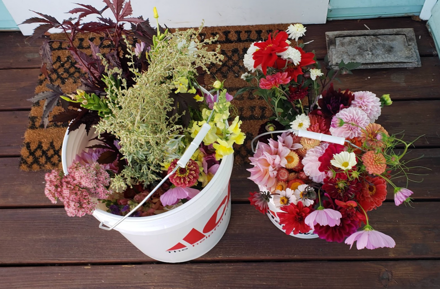 DIY Flower Buckets