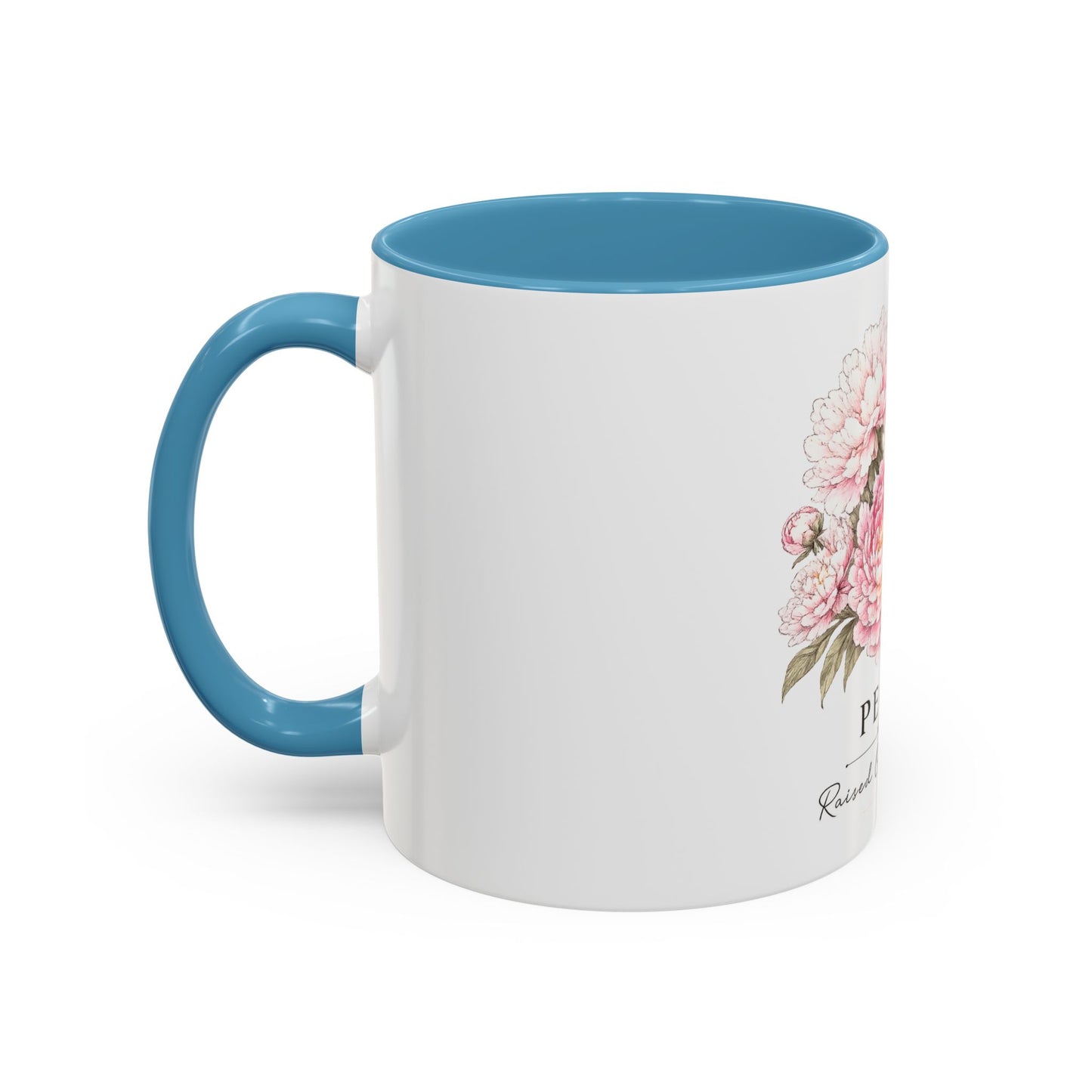 Peony Floral Accent Coffee Mug – "Peony: Raised On Fairytales"
