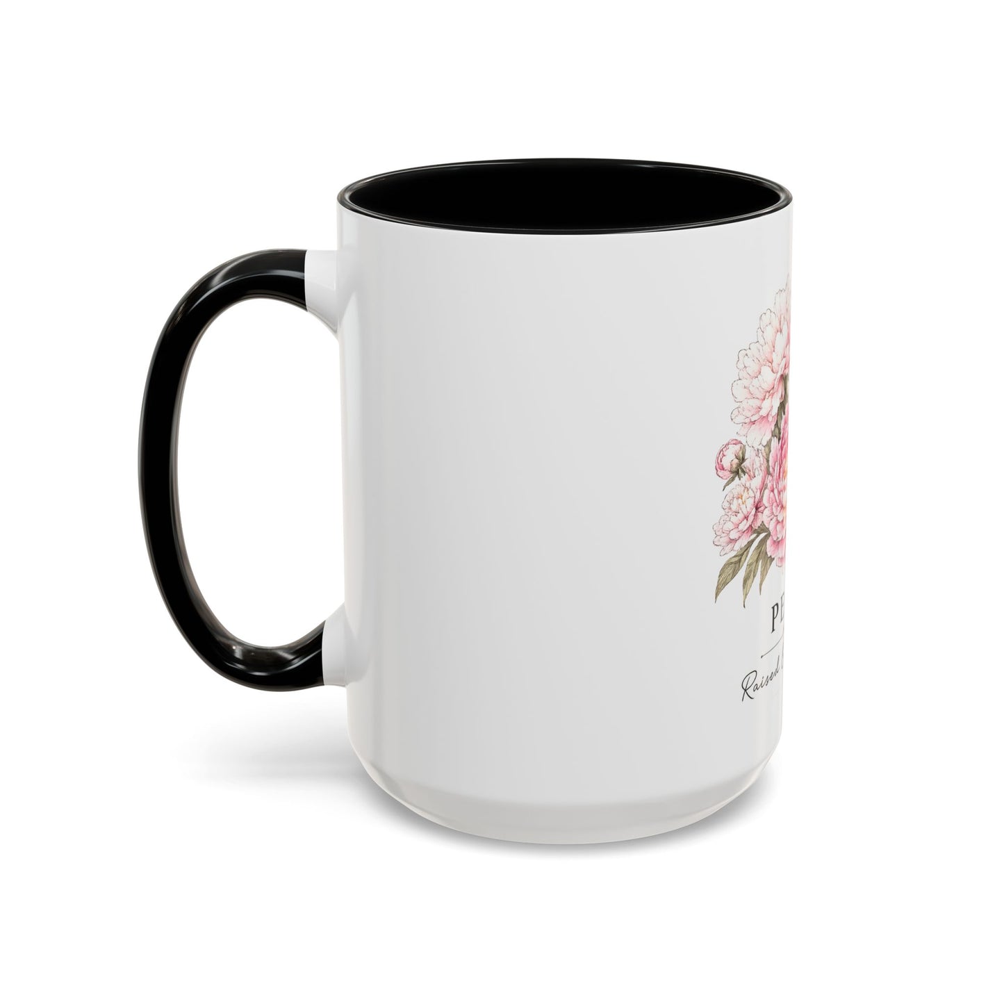 Peony Floral Accent Coffee Mug – "Peony: Raised On Fairytales"