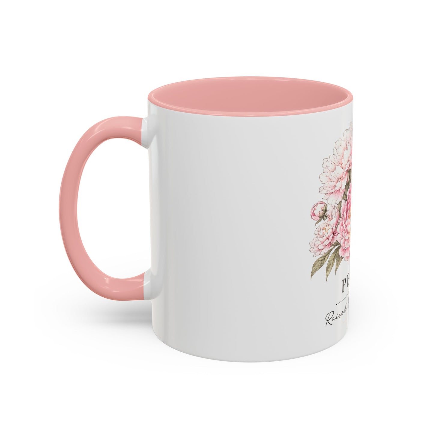 Peony Floral Accent Coffee Mug – "Peony: Raised On Fairytales"