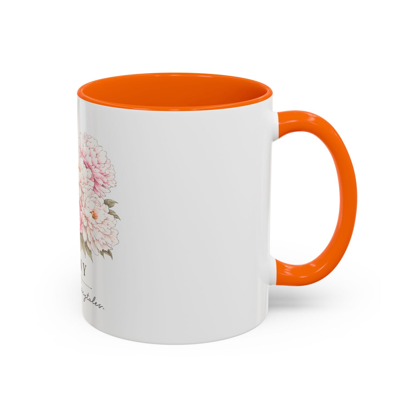 Peony Floral Accent Coffee Mug – "Peony: Raised On Fairytales"
