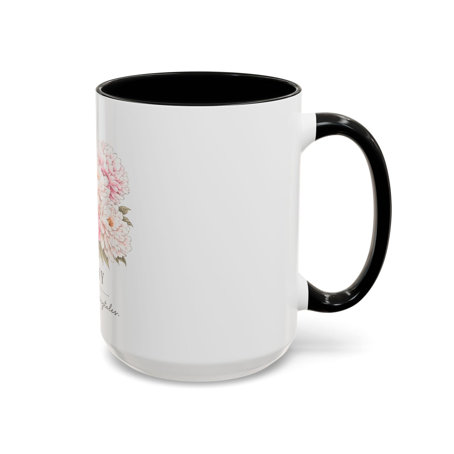 Peony Floral Accent Coffee Mug – "Peony: Raised On Fairytales"