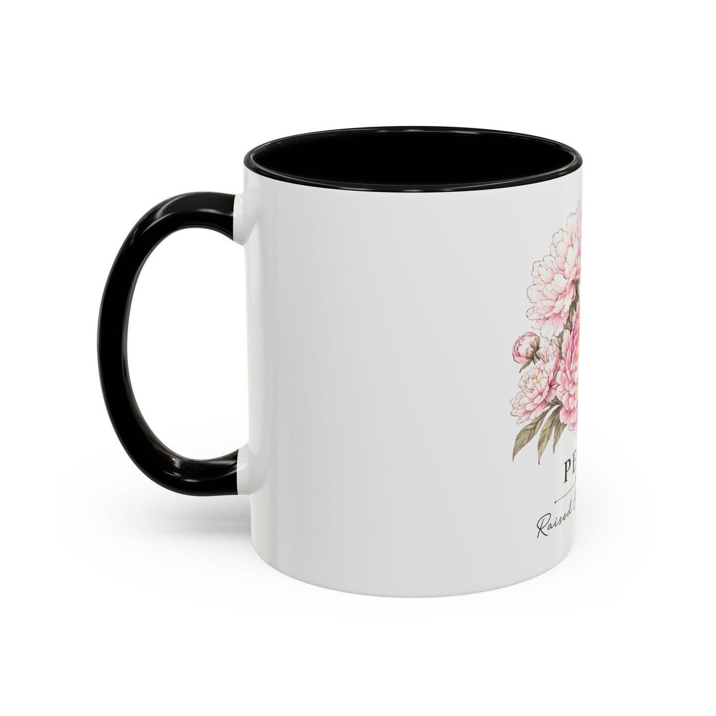 Peony Floral Accent Coffee Mug – "Peony: Raised On Fairytales"