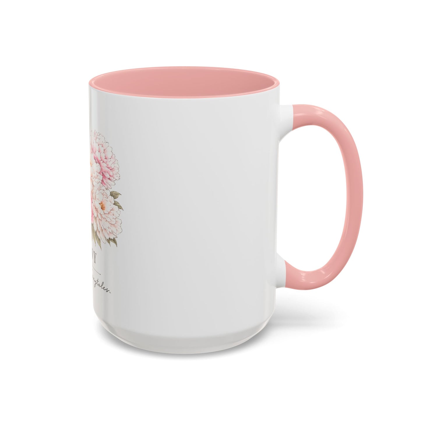 Peony Floral Accent Coffee Mug – "Peony: Raised On Fairytales"