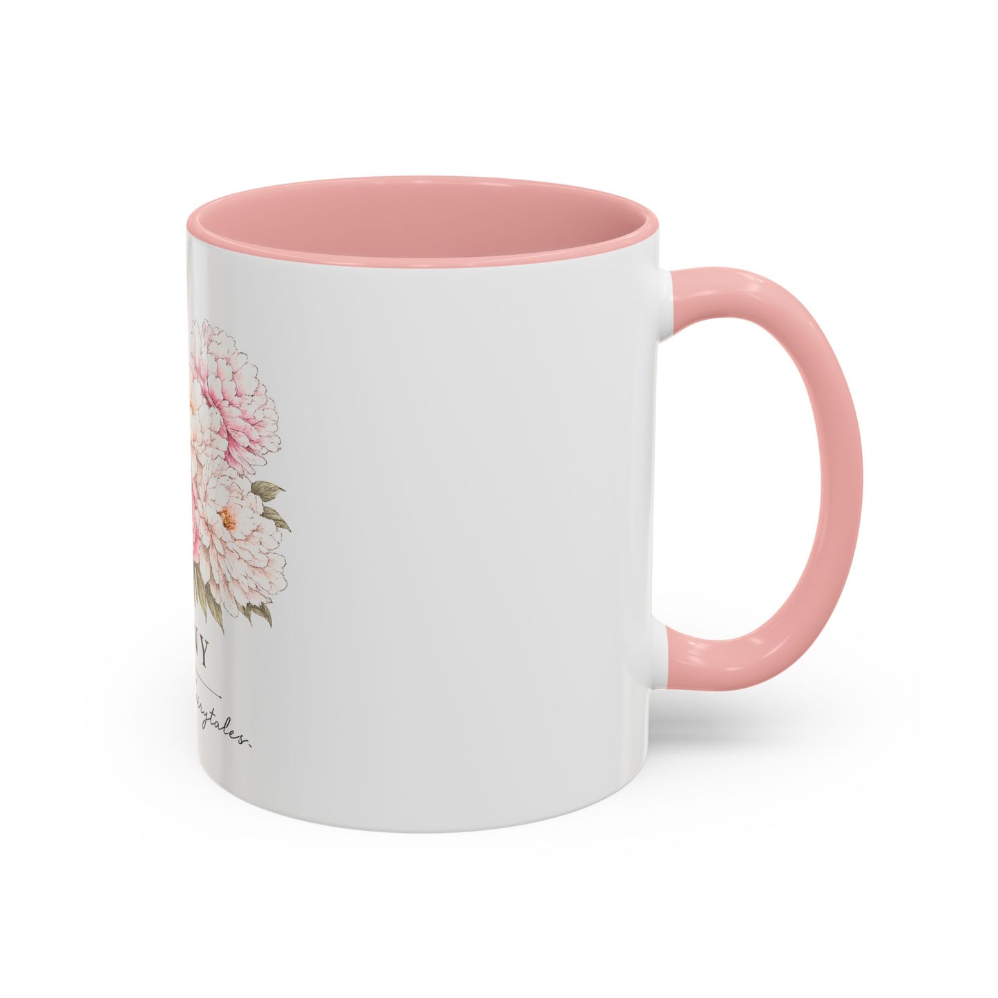 Peony Floral Accent Coffee Mug – "Peony: Raised On Fairytales"
