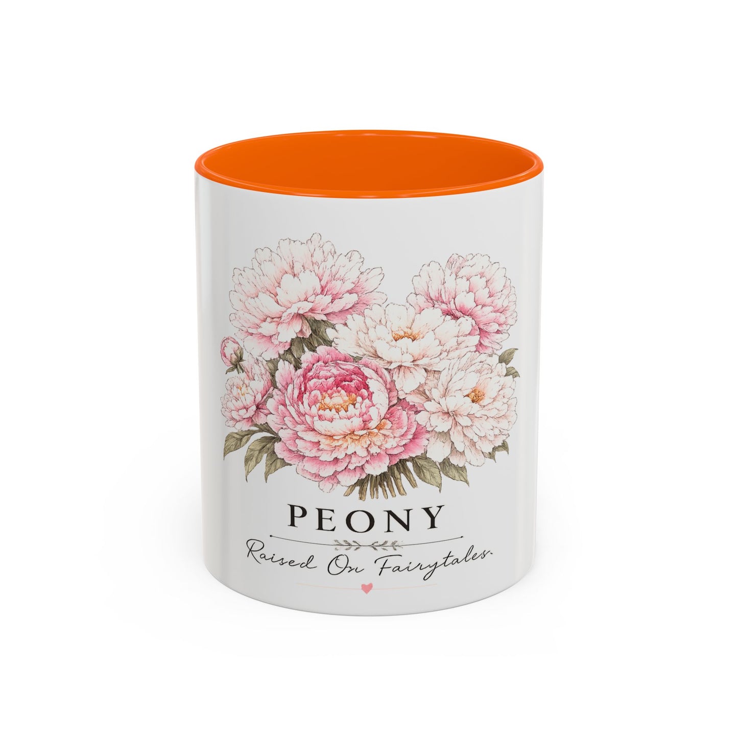 Peony Floral Accent Coffee Mug – "Peony: Raised On Fairytales"